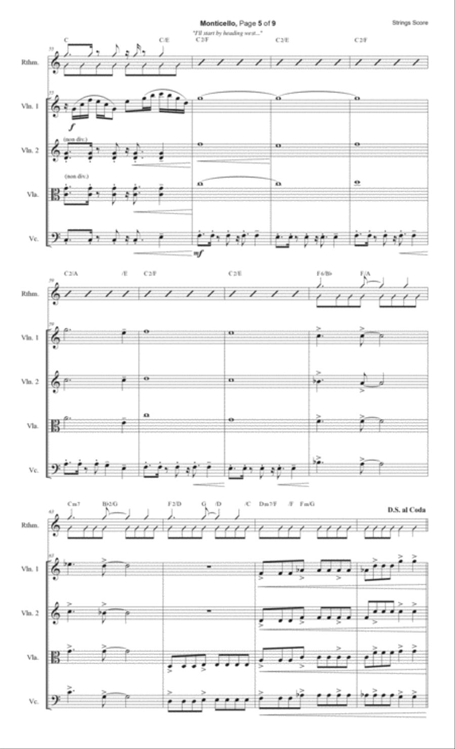 Monticello Monticello Small Ensemble scores gallery preview page 5