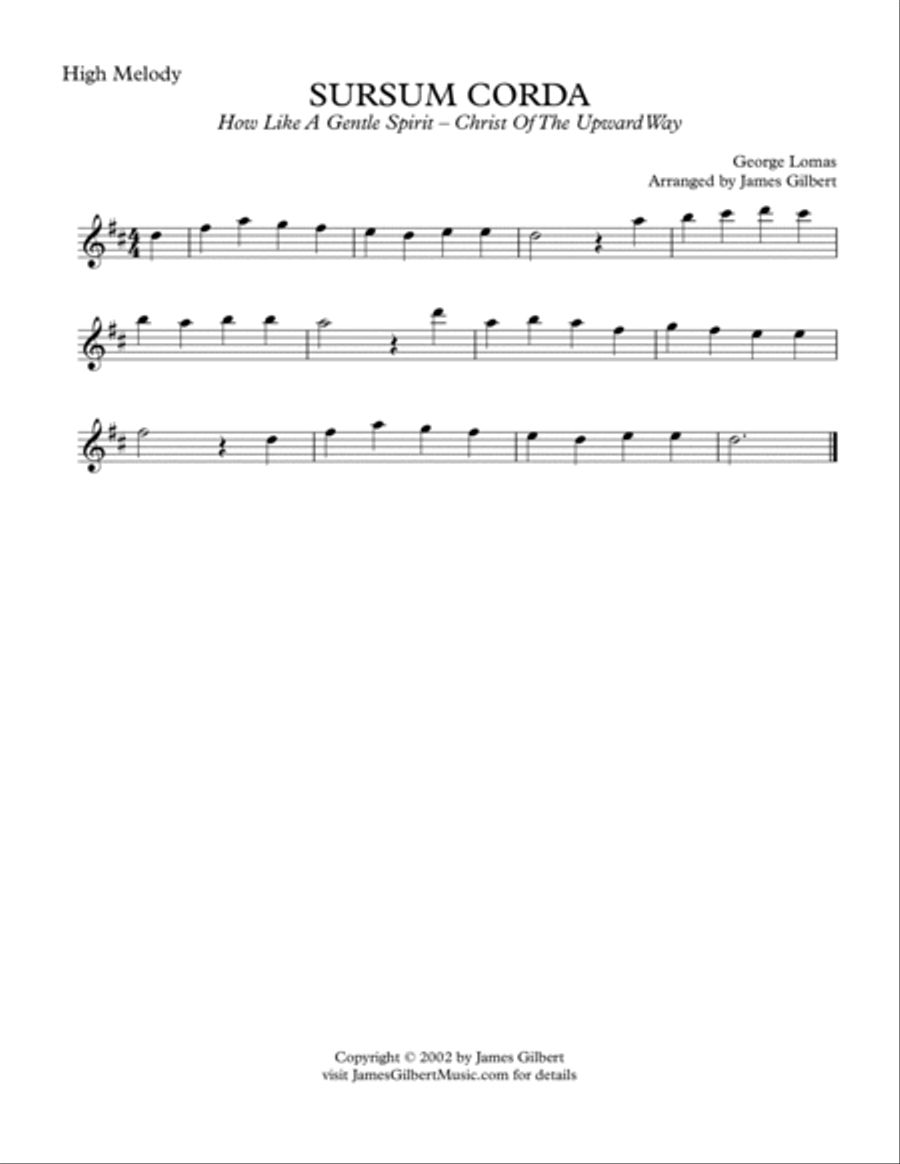 SURSUM CORDA Small Ensemble scores gallery preview page 3