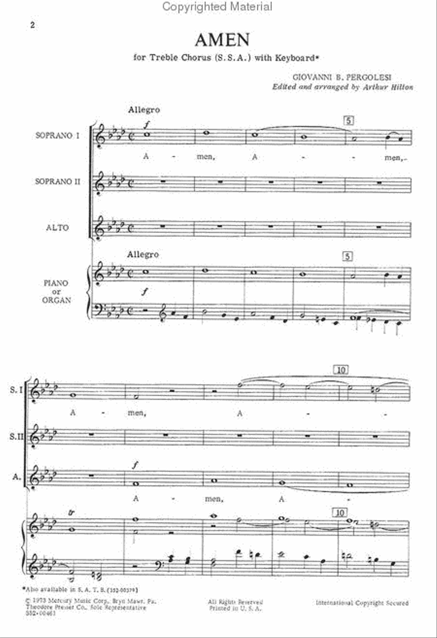 Amen Choir scores gallery preview page 2