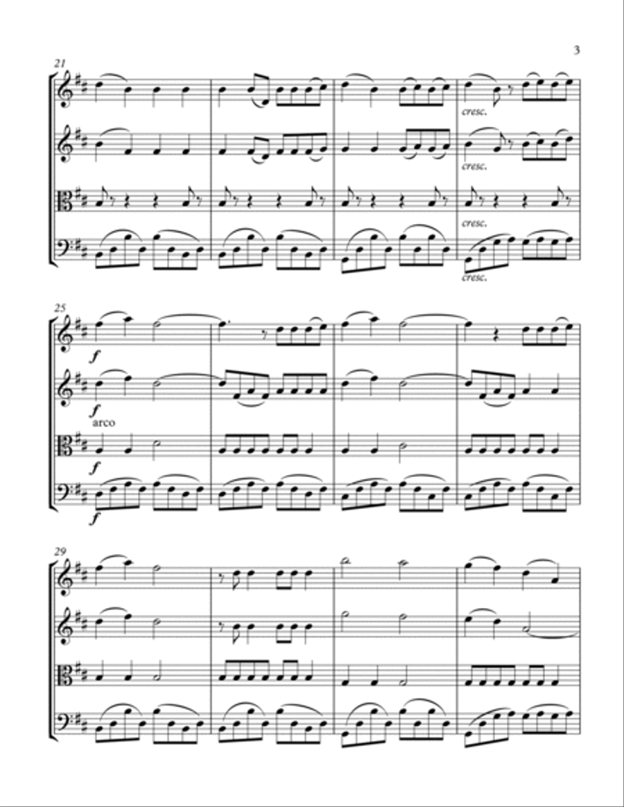 Secrets String Quartet scores gallery preview page 6