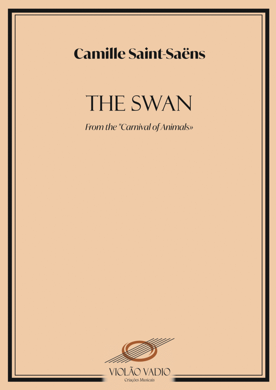 The Swan (C. Saint-Saëns) - Woodwind quartet - Score and parts