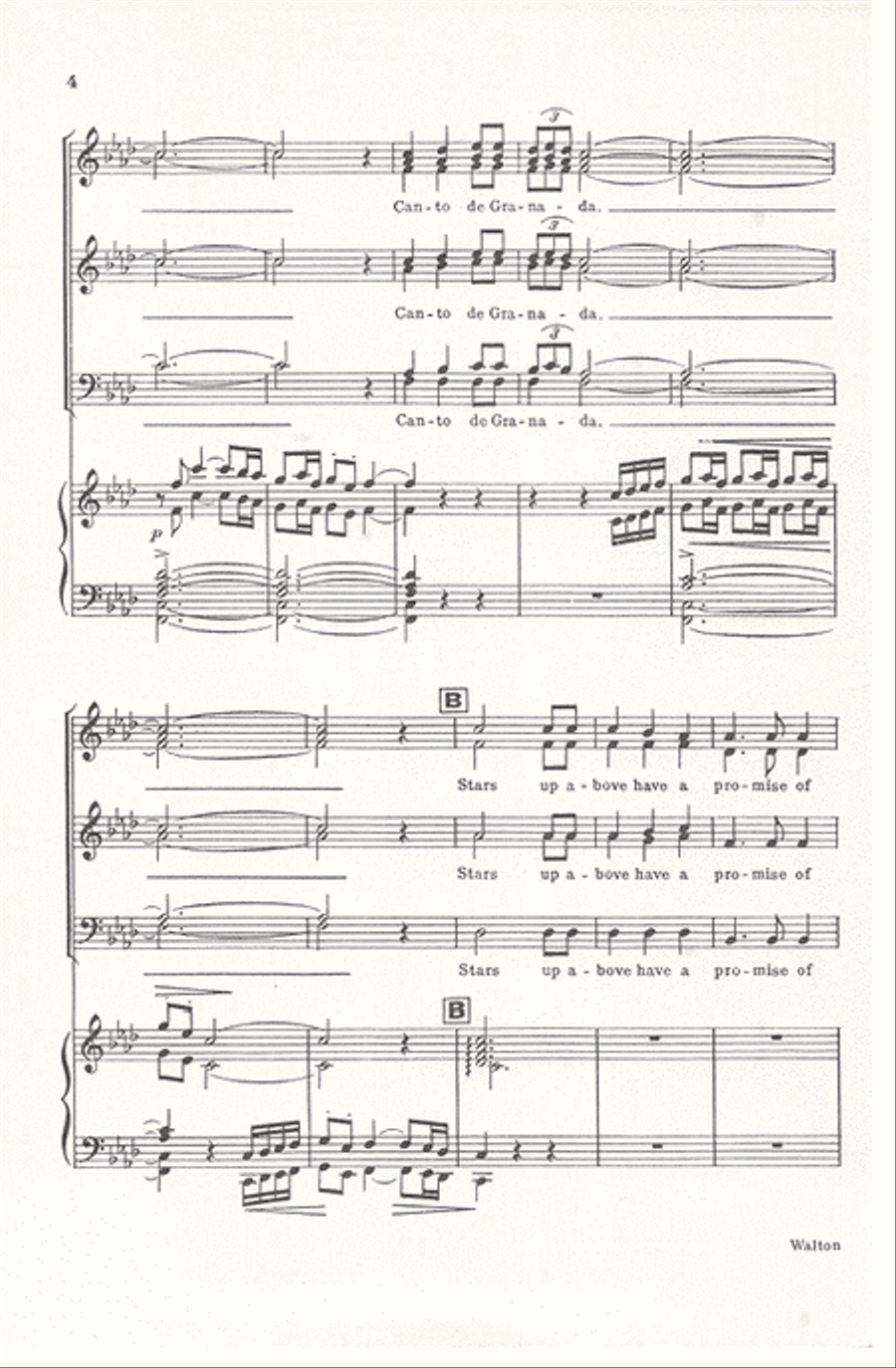 Canto De Granada (Vocal Score) Divisi scores gallery preview page 3