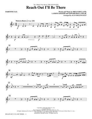 Reach Out I'll Be There (arr. Alan Billingsley) - Baritone Sax