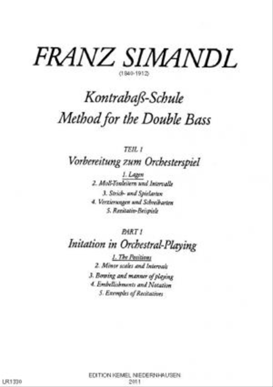Kontrabass-Schule Double Bass scores gallery preview page 1