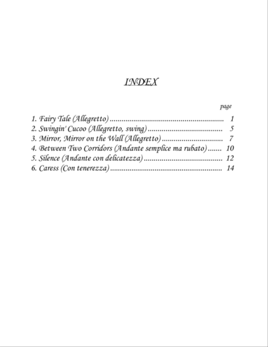 Tales from Childhood for clarinet and piano Clarinet Solo scores gallery preview page 3