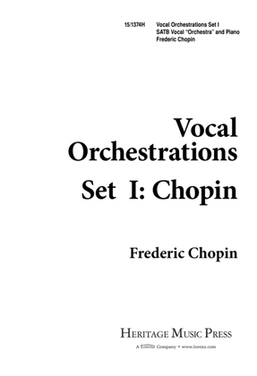 Book cover for Vocal Orchestrations Set 1: Chopin