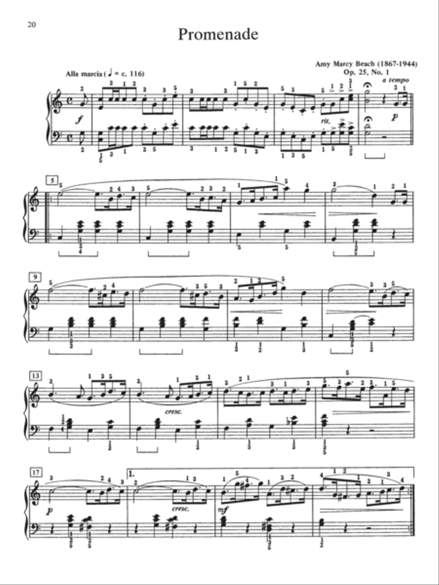 At the Piano with Women Composers Piano Solo scores gallery preview page 10