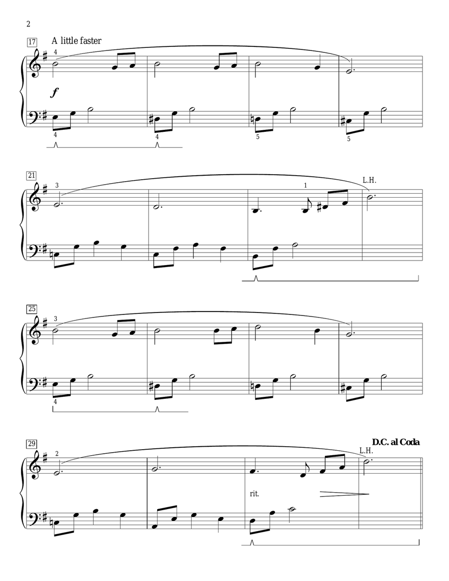 Summertime Stroll Summertime Stroll Piano Method scores gallery preview page 2