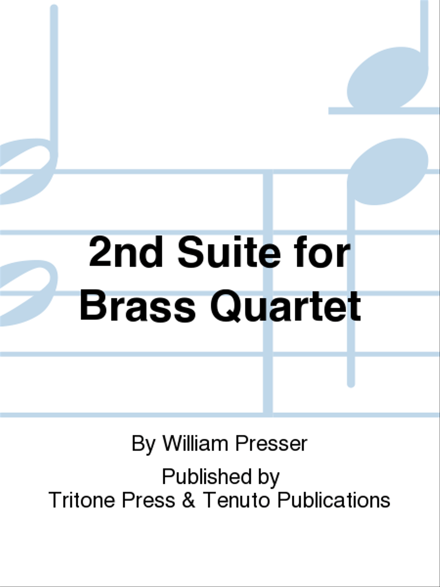 2nd Suite For Brass Quartet Brass Quartet scores gallery preview page 1