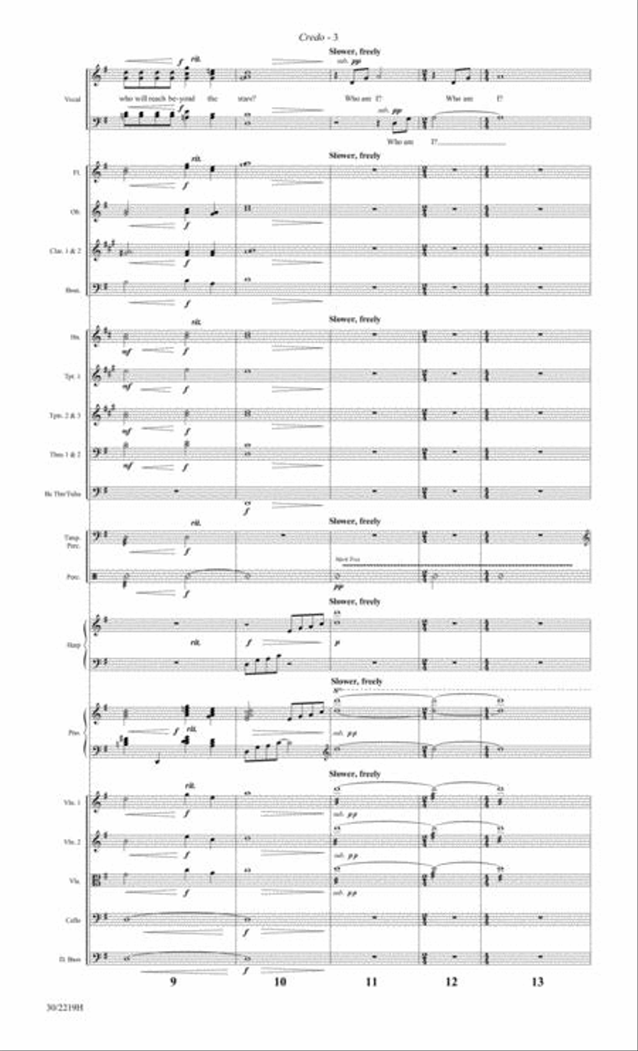 Credo - Full Orchestral Score and Parts Full Orchestra scores gallery preview page 4