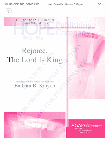 Rejoice, the Lord Is King 3-6 Octave image number null
