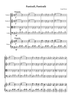 Funiculì, Funiculà - String Quartet & Piano