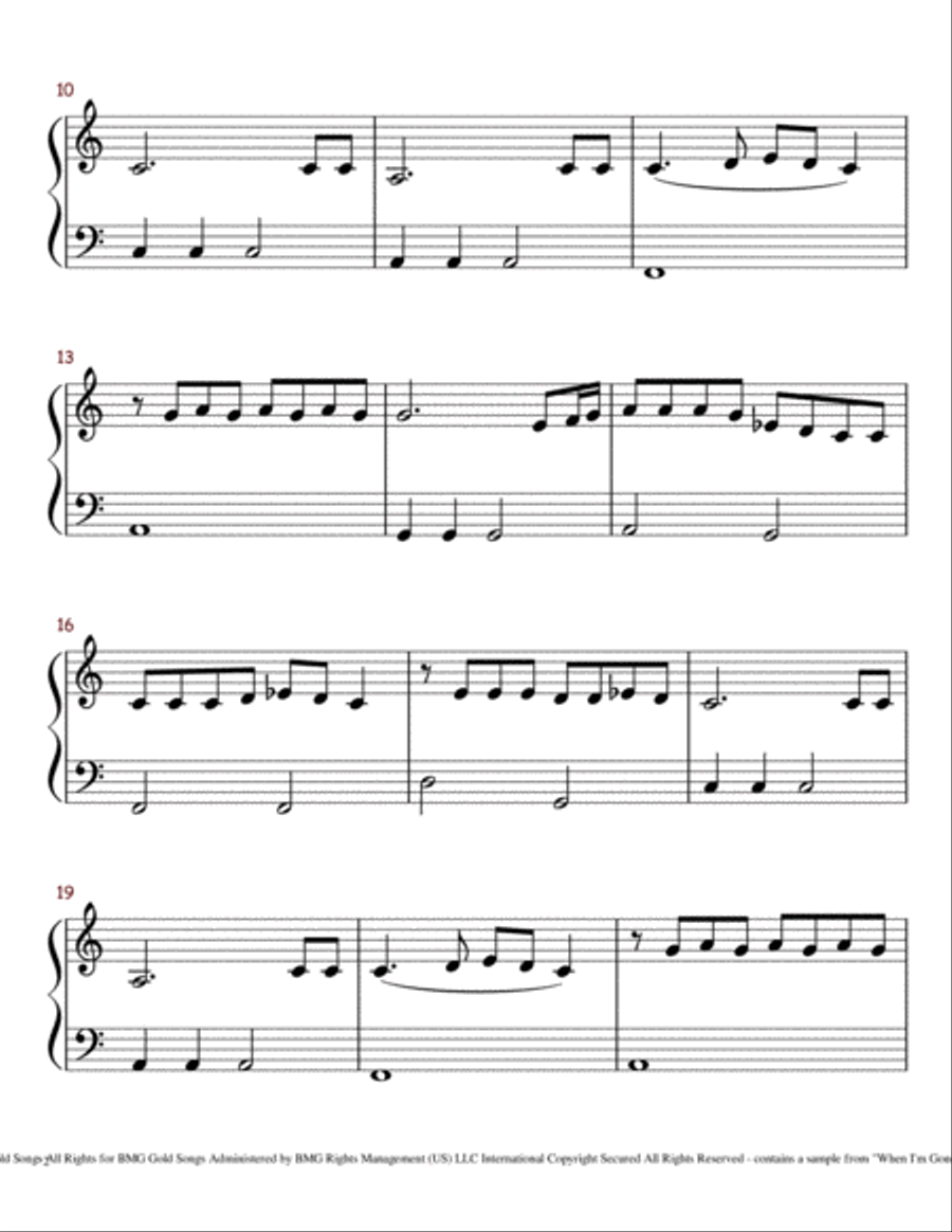 Cups (When I'm Gone) Cups (When I'm Gone) Piano Method scores gallery preview page 3