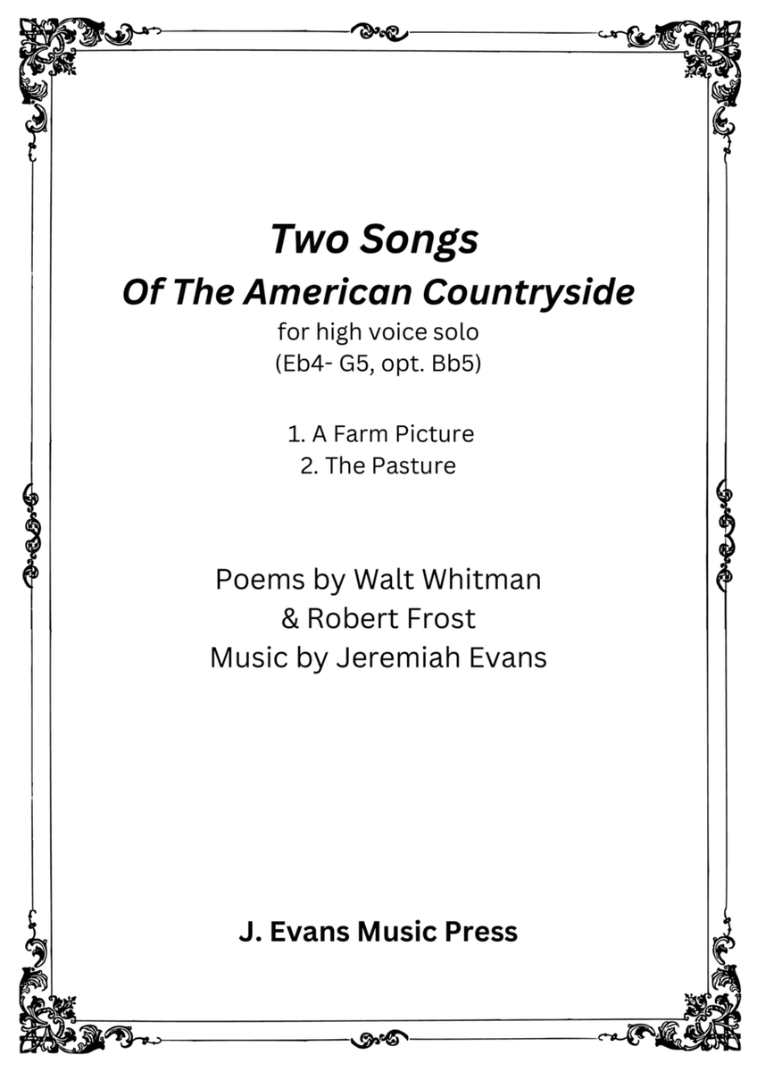 Two Songs of the American Countryside image number null
