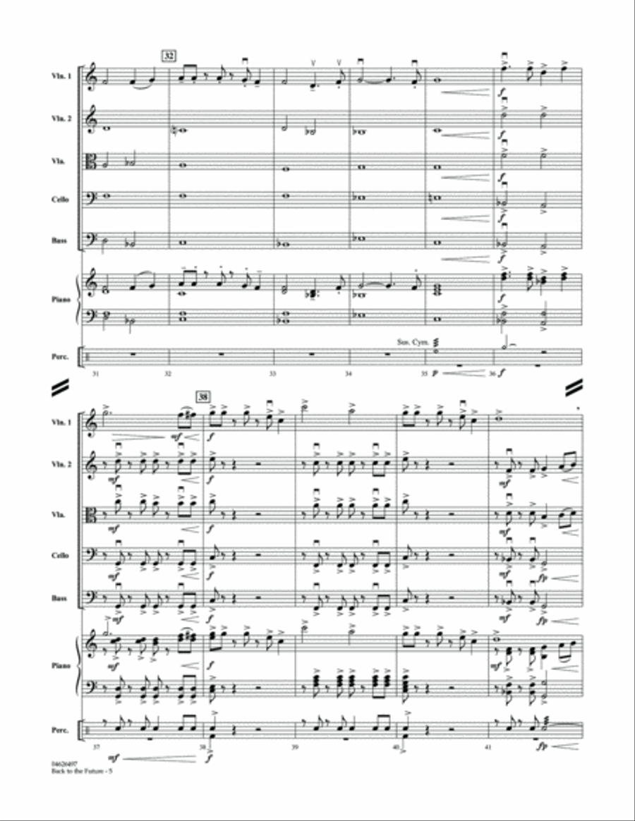 Back To The Future - Full Score Orchestra scores gallery preview page 5