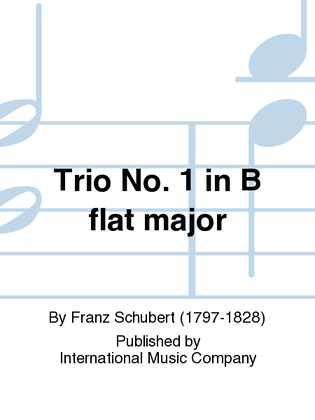 Book cover for Trio No. 1 In B Flat Major