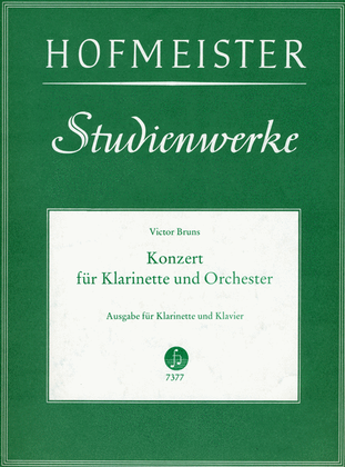 Konzert Nr. 1 fur Klarinette und Orchester op. 26 / KlA