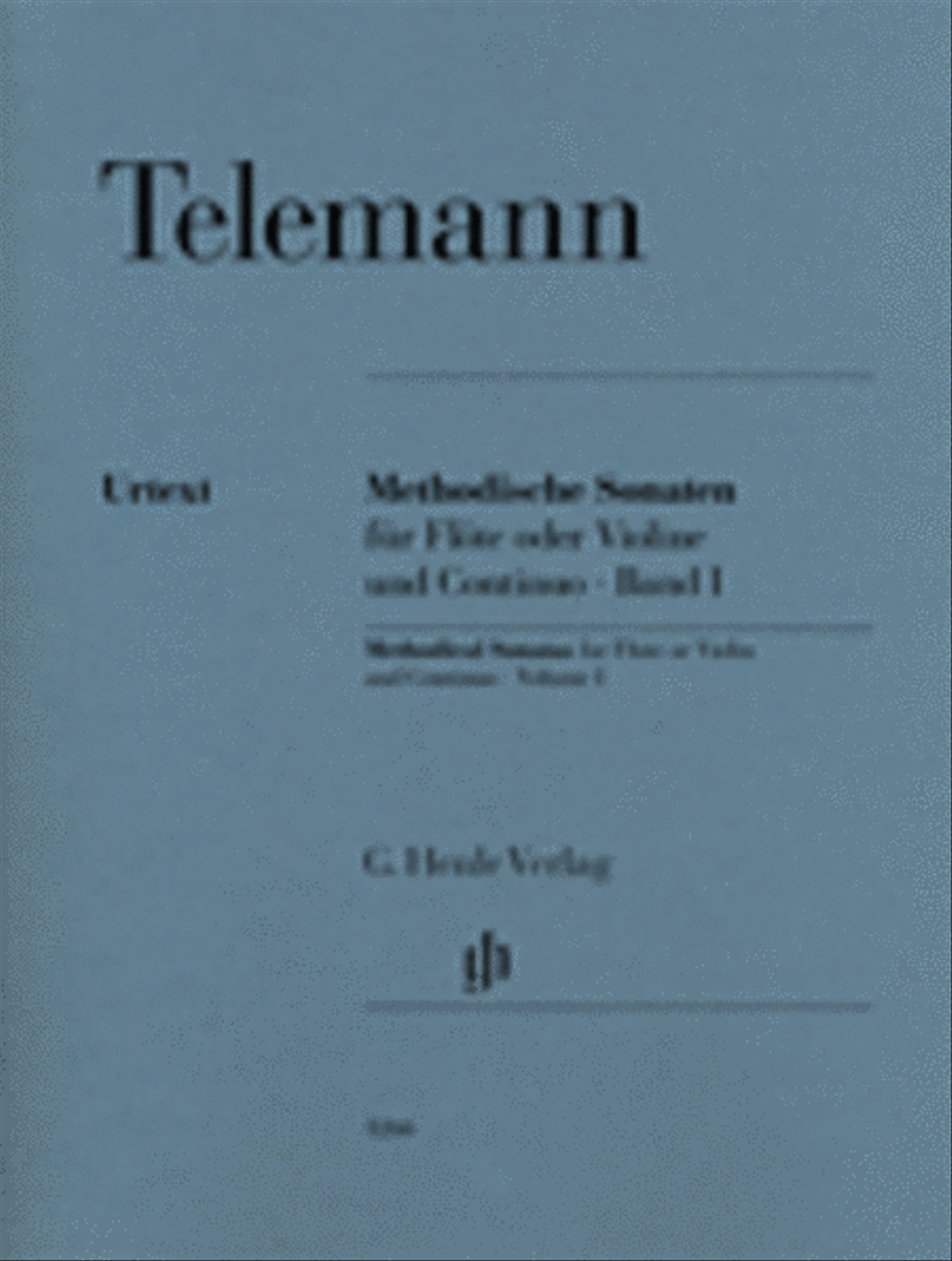 Methodical Sonatas for Flute or Violin and Continuo – Volume 1 Flute scores gallery preview page 1