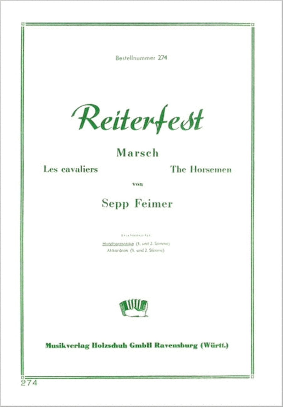 Reiterfest Accordion scores gallery preview page 1
