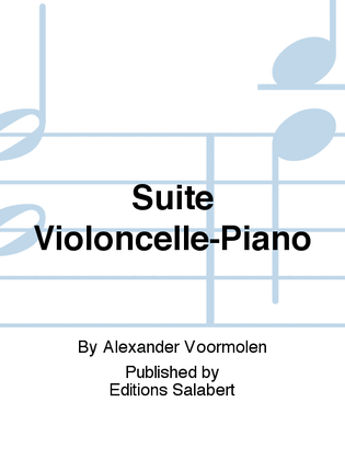 Book cover for Suite Violoncelle-Piano