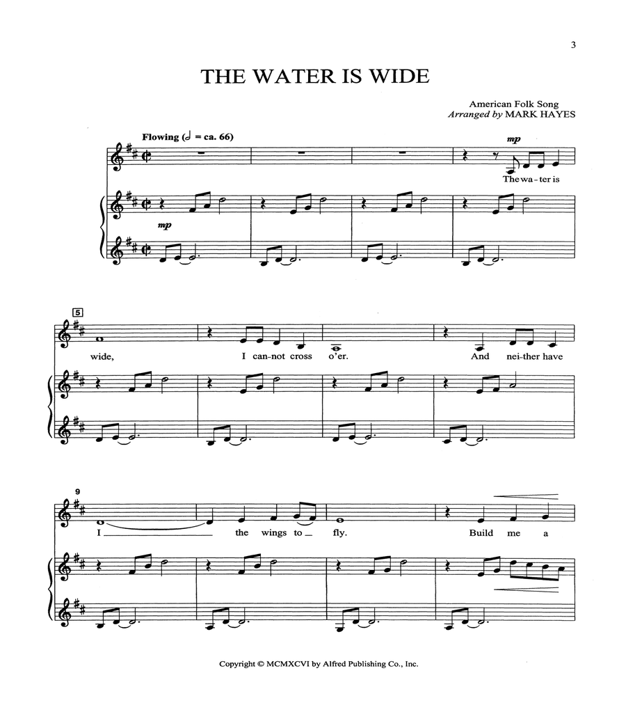 Folk Songs for Solo Singers, Volume 2 Medium Voice scores gallery preview page 2