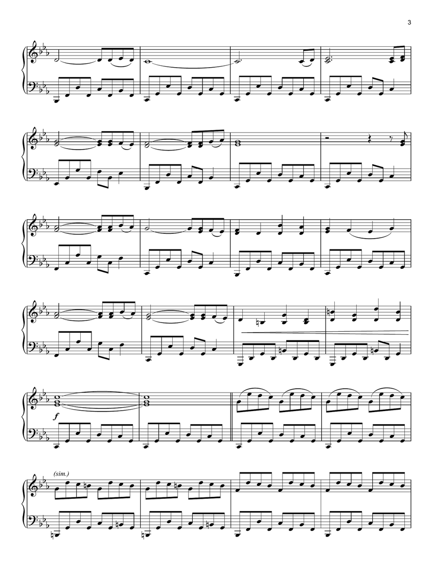 The North Sea The North Sea Piano Solo scores gallery preview page 3