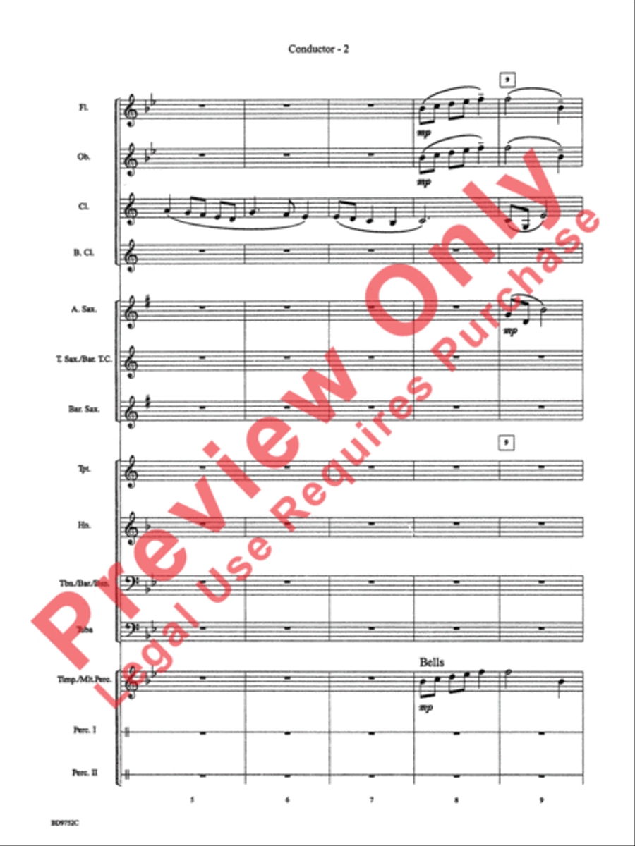 Dona Nobis Pacem Dona Nobis Pacem Concert Band scores gallery preview page 4