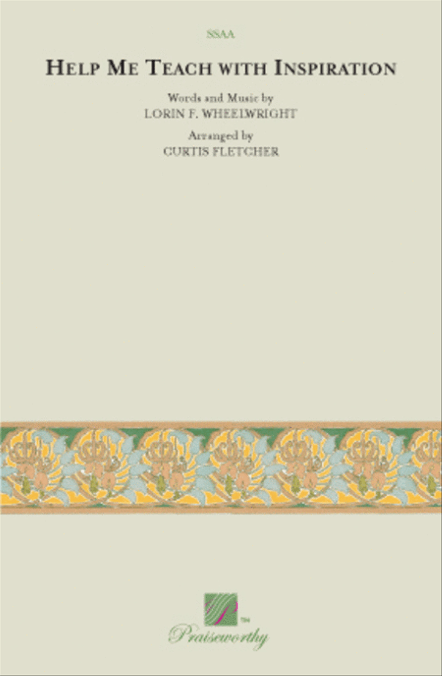 Help Me Teach With Inspiration - SSAA SSAA scores gallery preview page 1