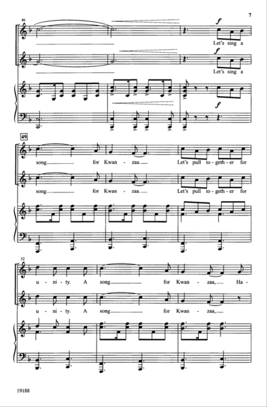 Harambee: A Song for Kwanzaa Choir scores gallery preview page 6