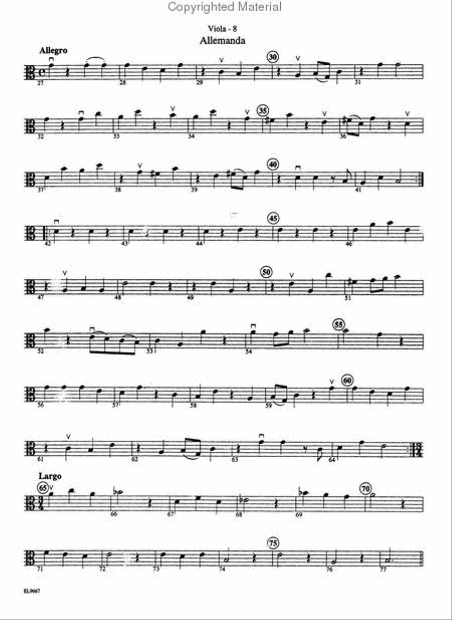 The Best of Arcangelo Corelli (Concerti Grossi for String Orchestra or String Quartet) String Orchestra scores gallery preview page 4