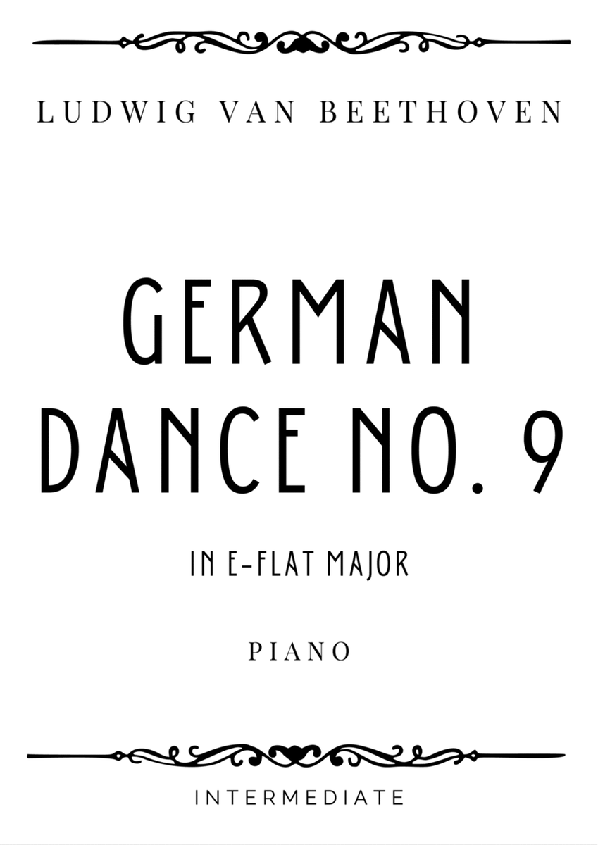 Beethoven - German Dance No. 9 in E flat Major- Intermediate image number null