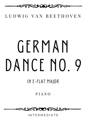 Book cover for Beethoven - German Dance No. 9 in E flat Major- Intermediate
