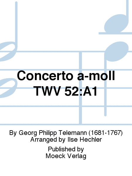 Concerto a-moll TWV 52:A1