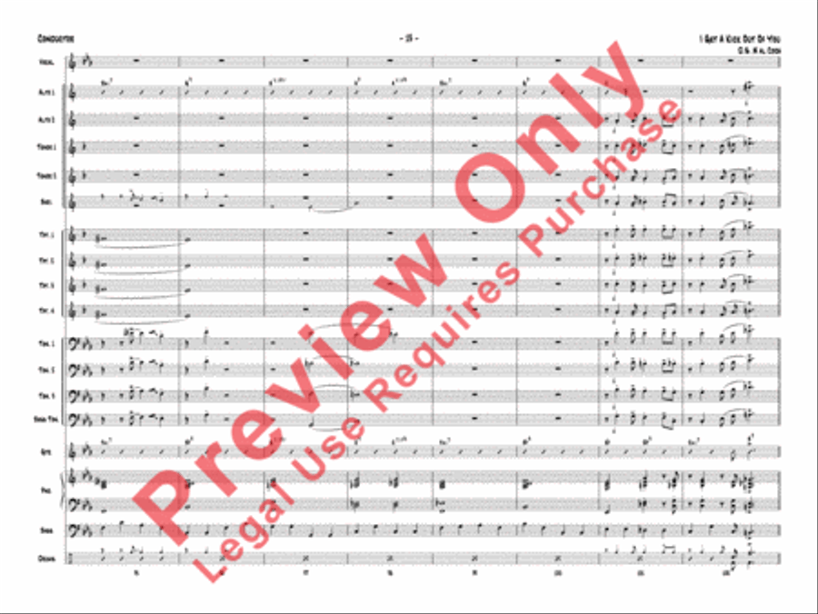 I Get a Kick Out of You Jazz Ensemble scores gallery preview page 34