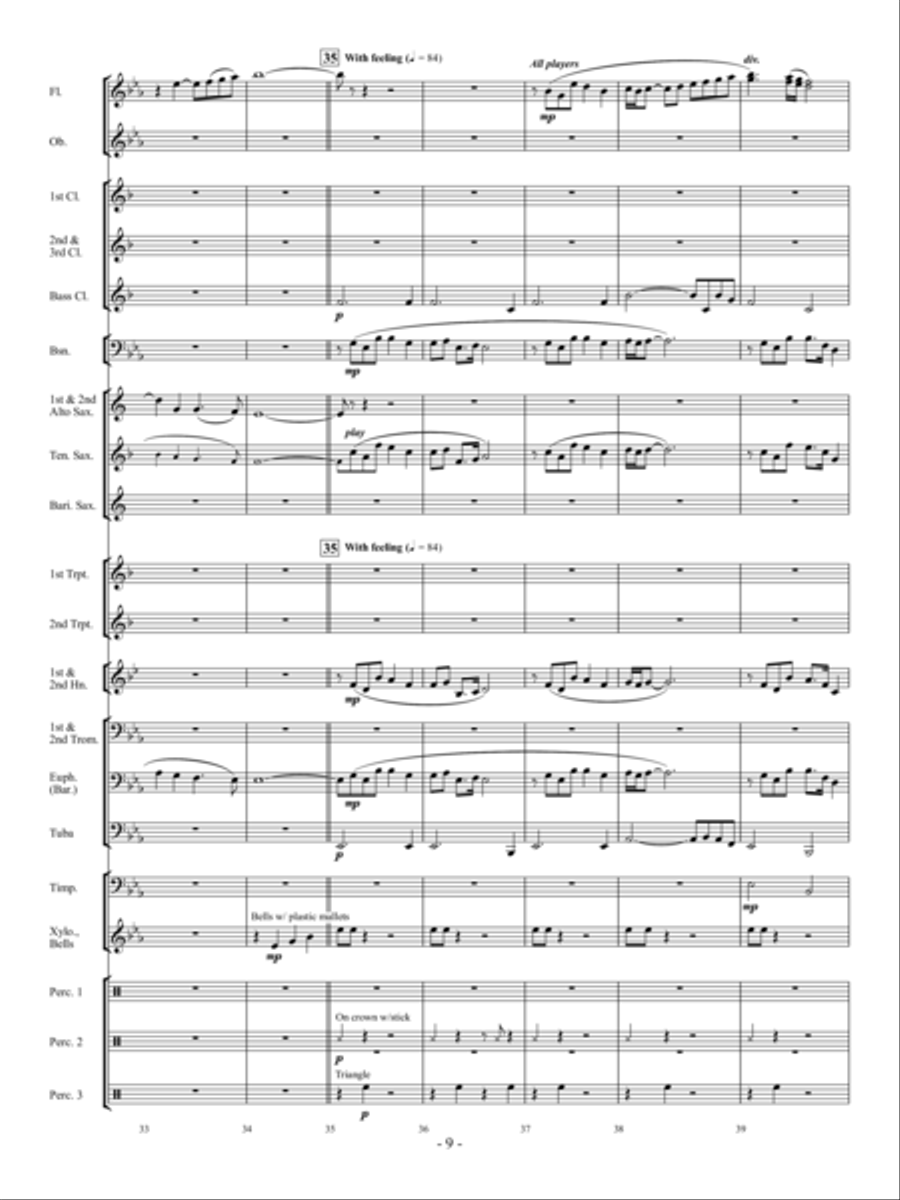 Dream Chaser Concert Band scores gallery preview page 8