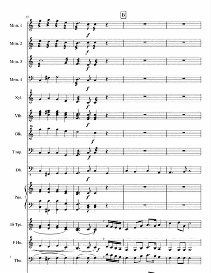 Eternal Father Strong to Save Choir scores gallery preview page 6