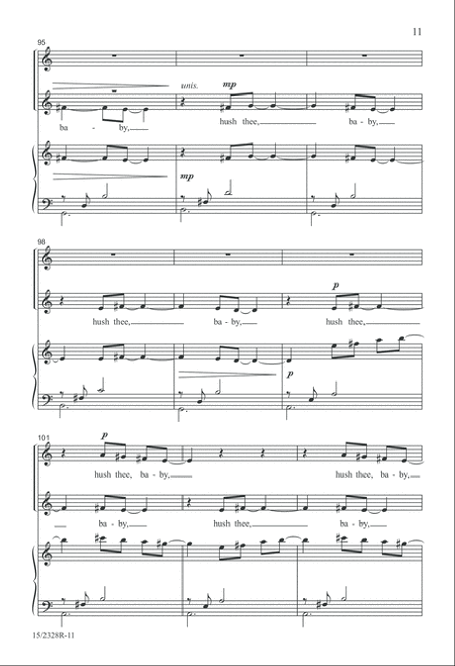 Seal Lullaby SA scores gallery preview page 12