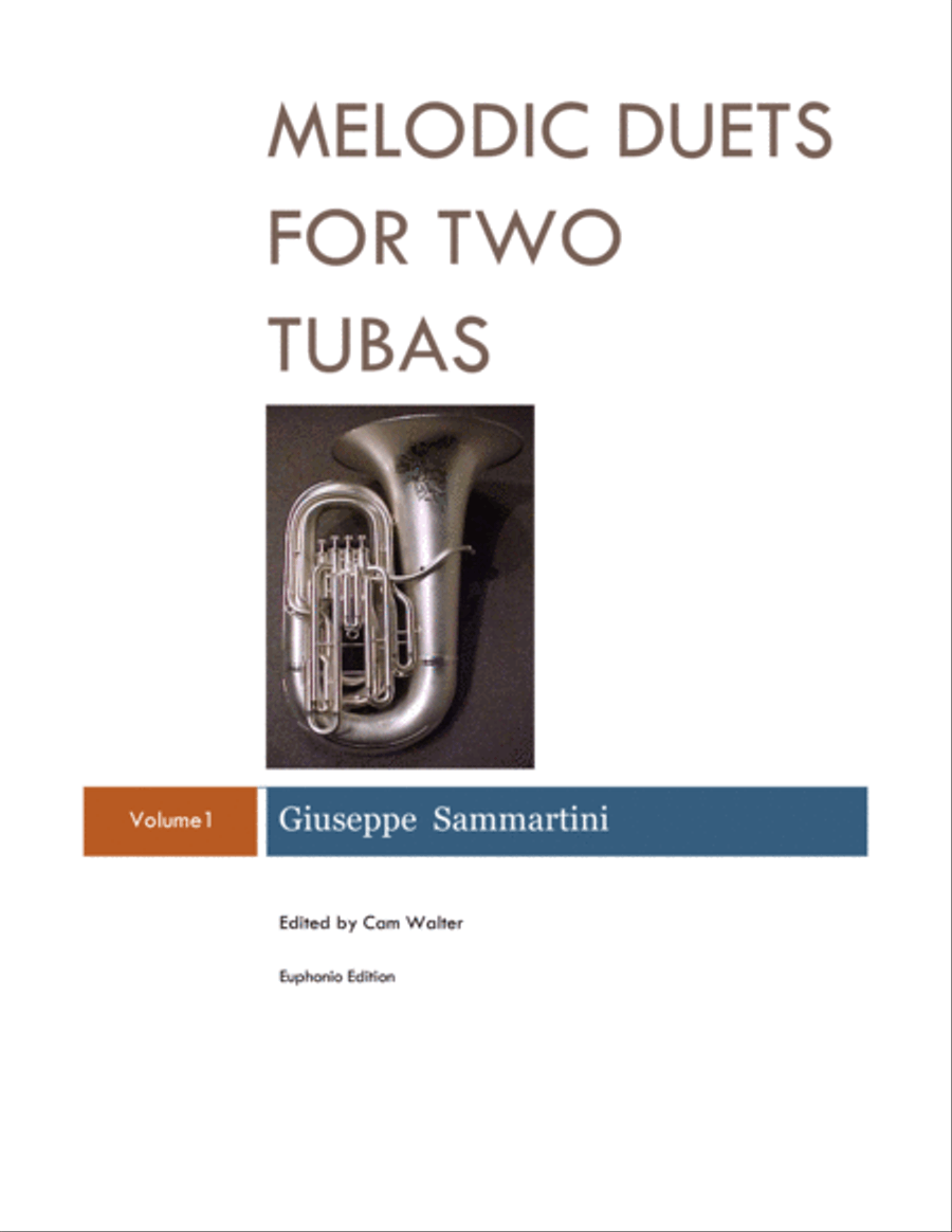 Melodic Duets for Two Tubas Brass Duet scores gallery preview page 1