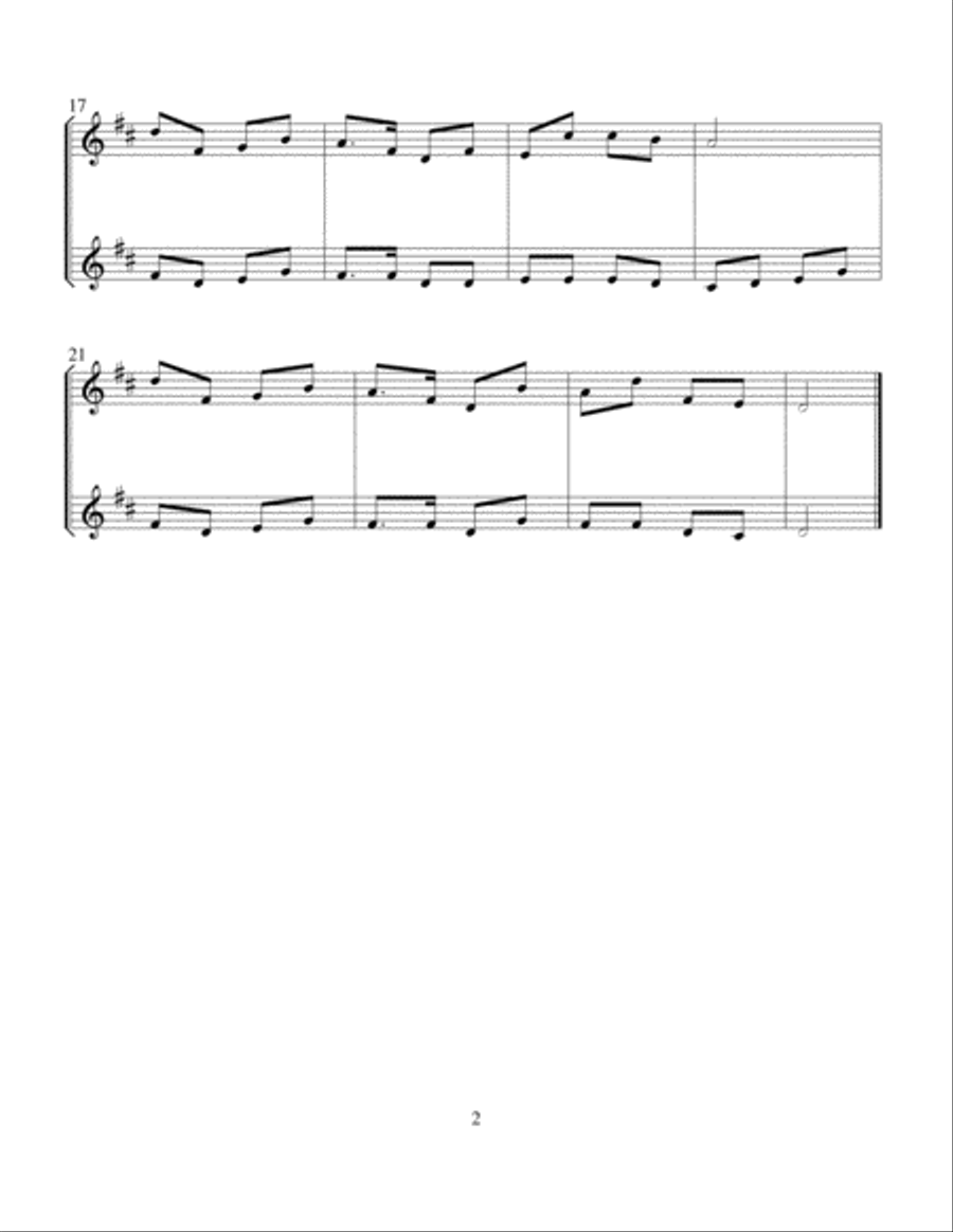 50 Favorite Hymns for Solo and Duet Instruments, Clarinet-Trumpet Clarinet scores gallery preview page 5