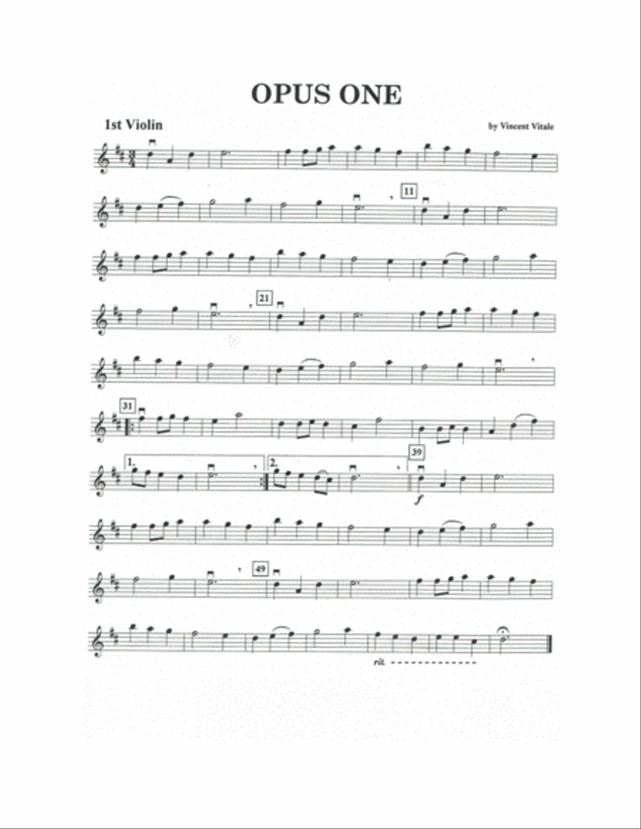 OPUS ONE String Orchestra scores gallery preview page 6
