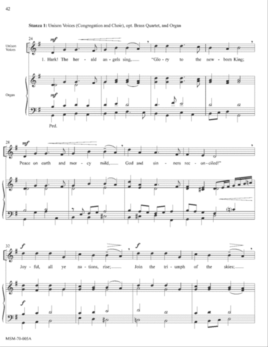 Savior of the Nations, Come Savior of the Nations, Come 4-Part scores gallery preview page 17