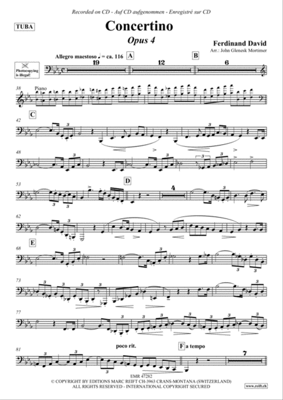 Concertino Tuba scores gallery preview page 2