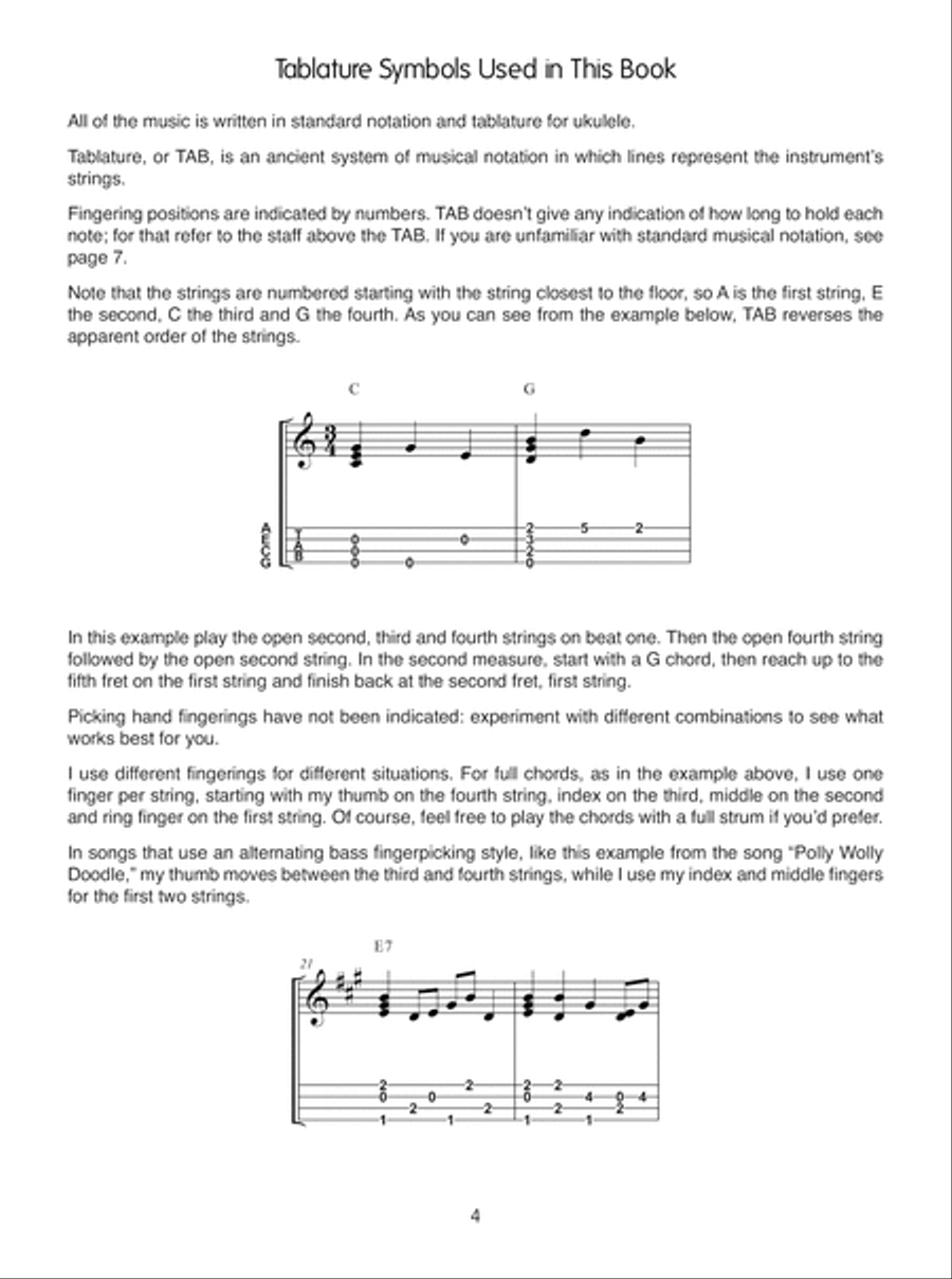 Favorite Fingerstyle Solos for Ukulele image number null