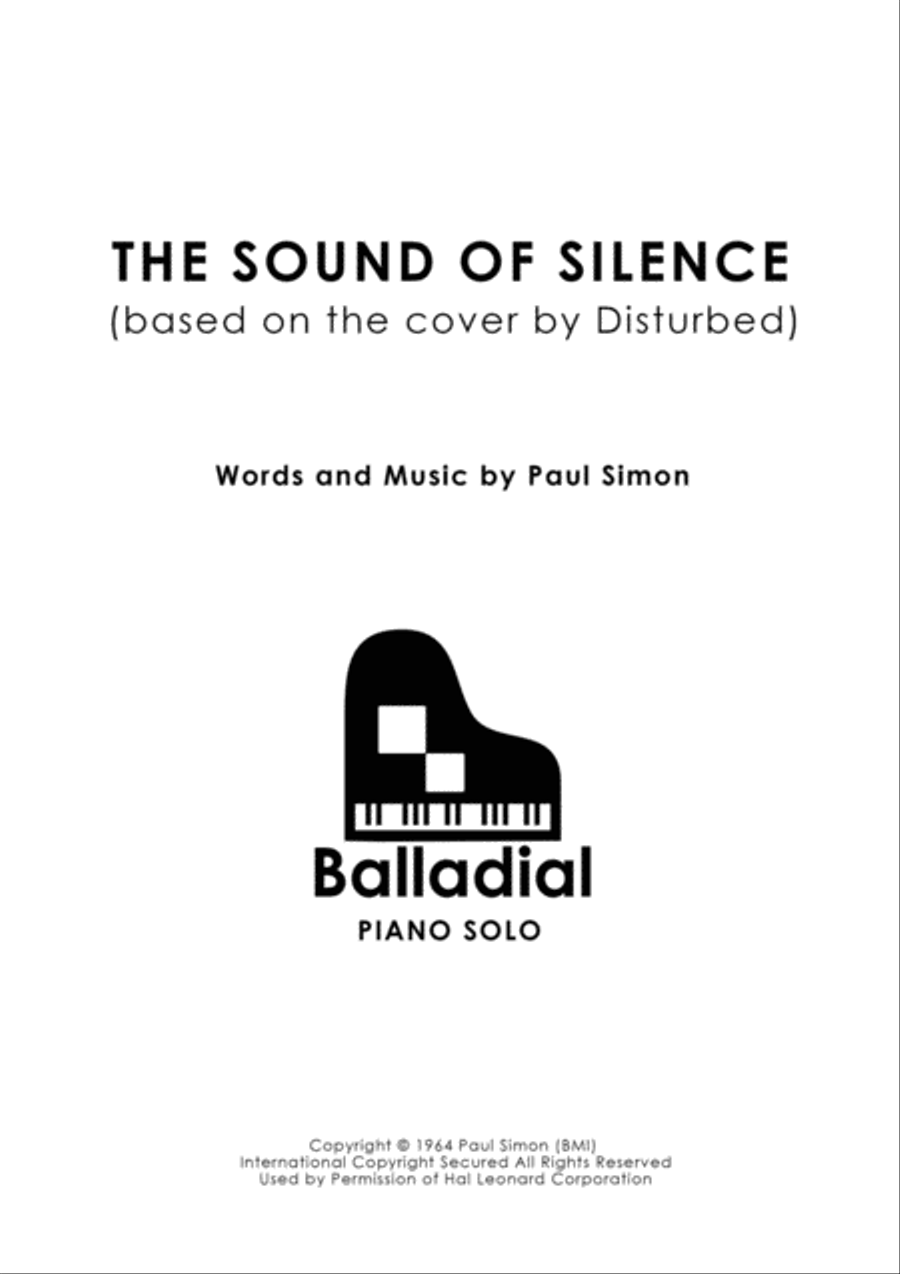 The Sound Of Silence The Sound Of Silence Piano Solo scores gallery preview page 1