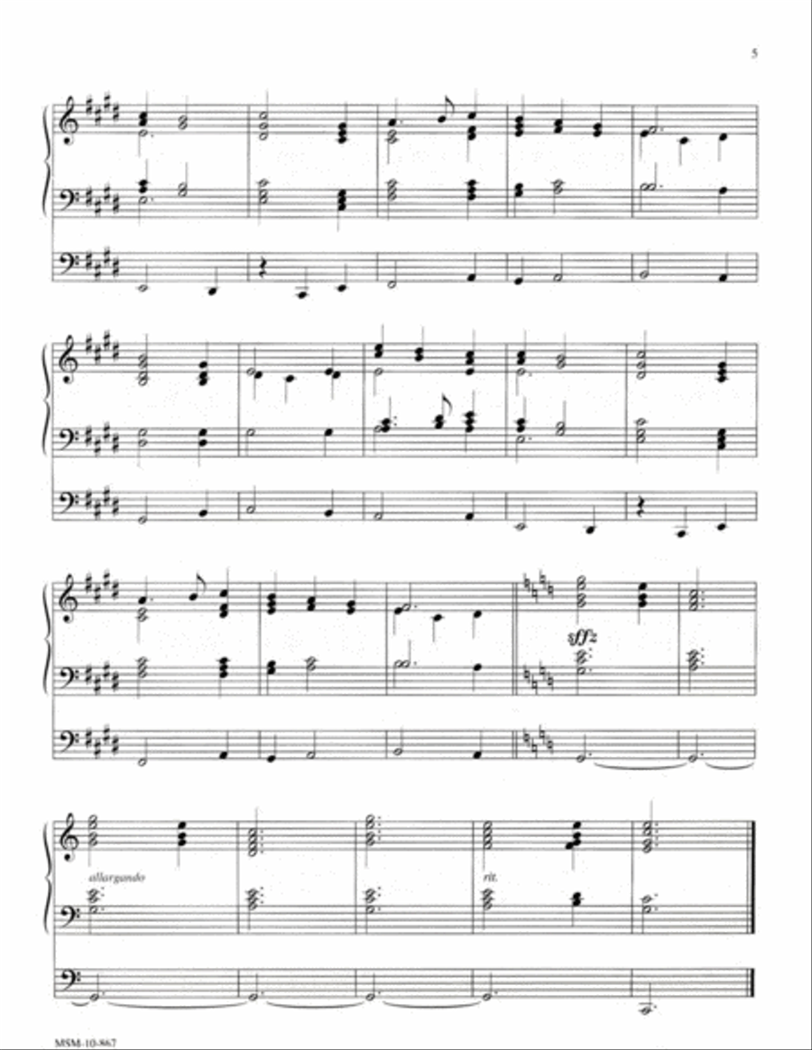 Three Hymn Improvisations Organ scores gallery preview page 4