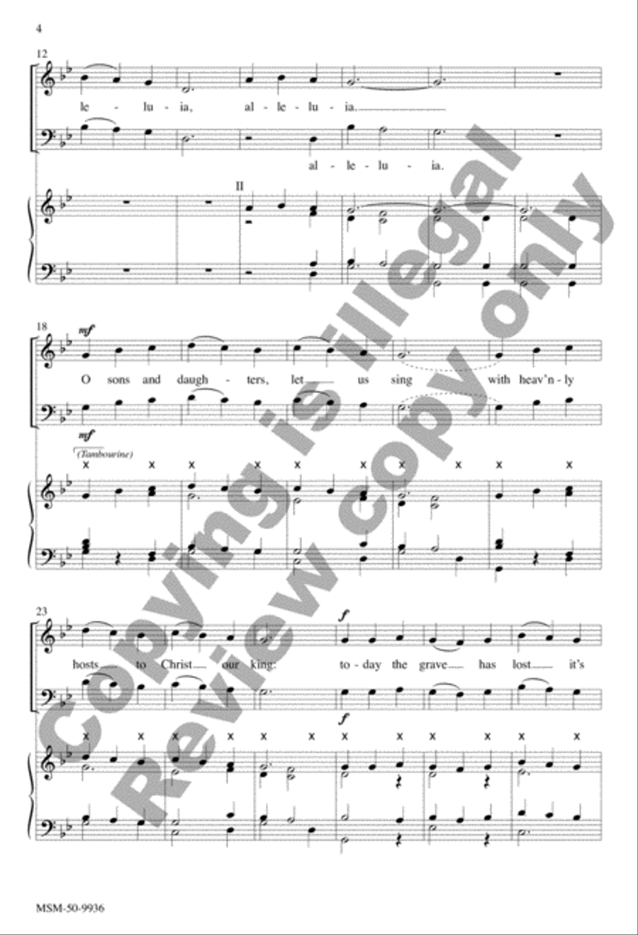 O Sons and Daughters, Let Us Sing 2-Part scores gallery preview page 3