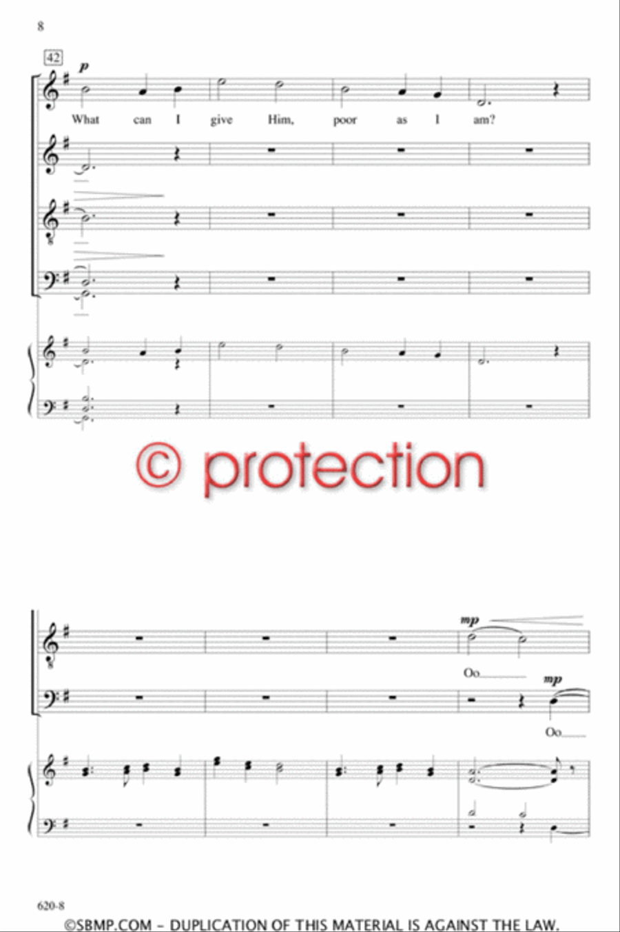 In the Bleak Midwinter - SATB Octavo 4-Part scores gallery preview page 7