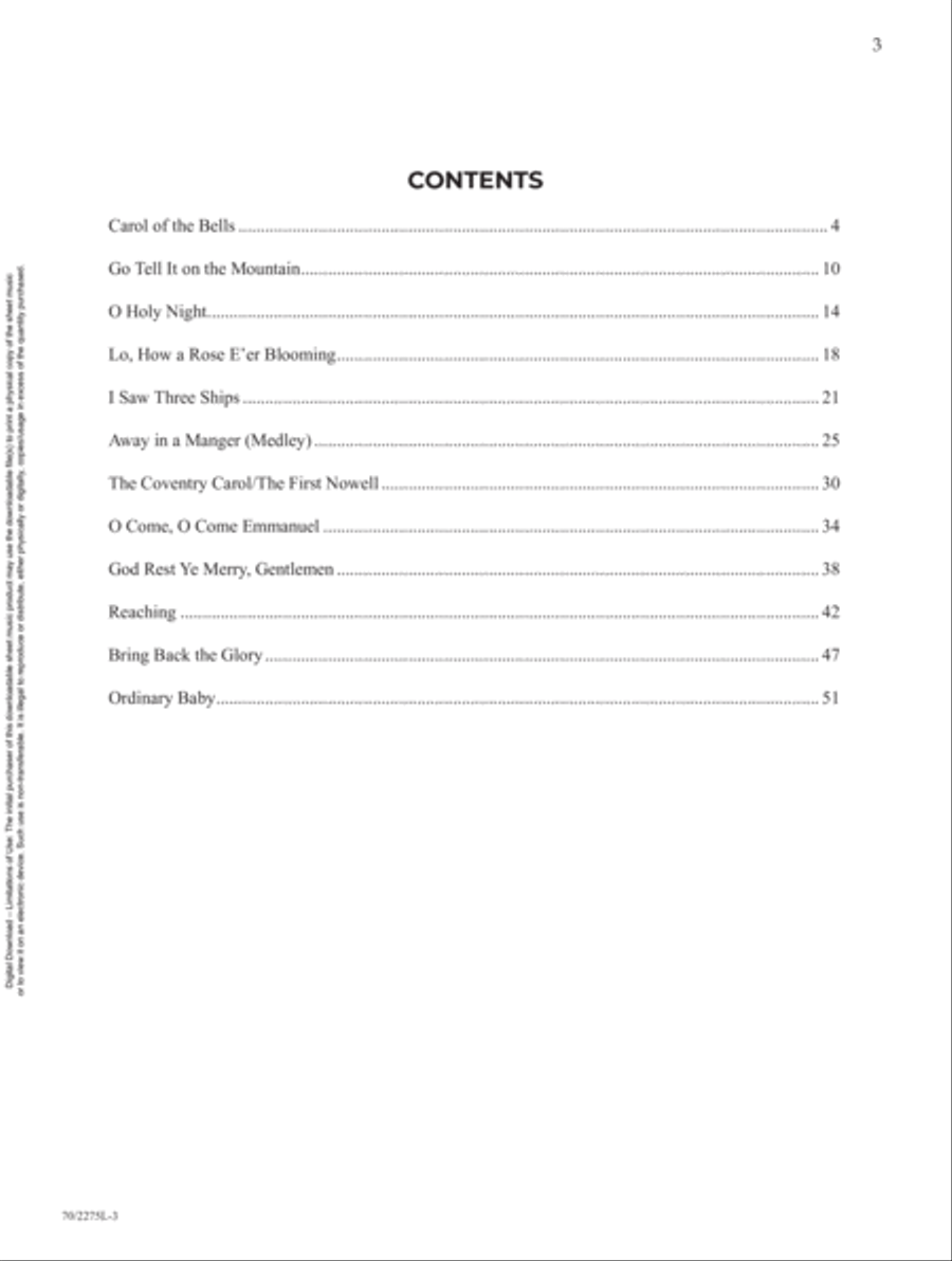 Christmas at the Keyboard Piano Solo scores gallery preview page 3