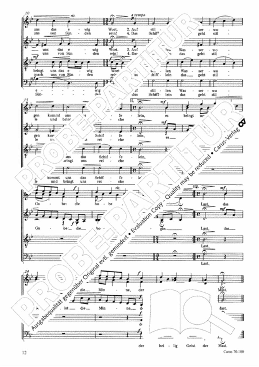 Geistliches Chorbuch der Romantik Choir scores gallery preview page 13