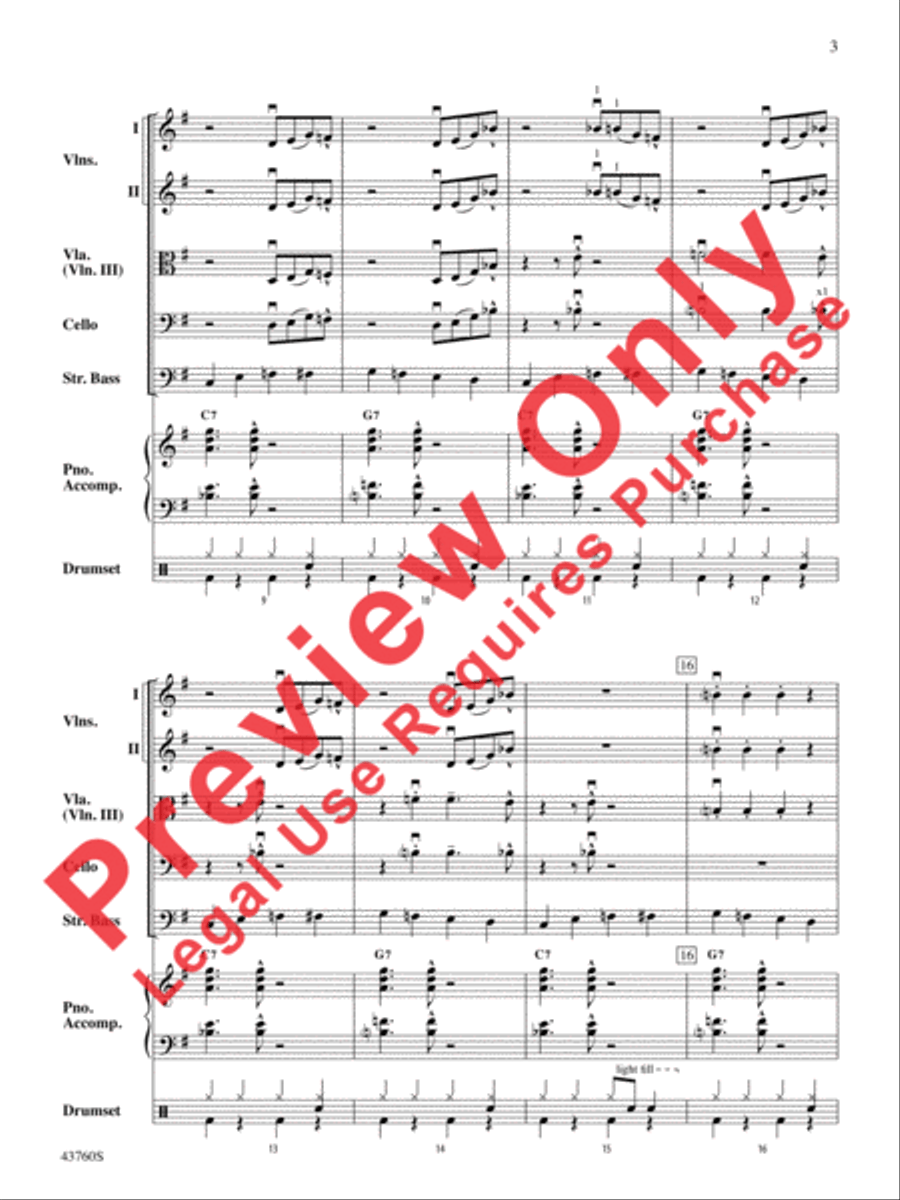Jingle All the Way String Orchestra scores gallery preview page 4